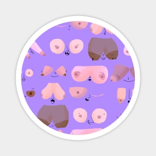 Every Flavour Boobs (purple) Magnet